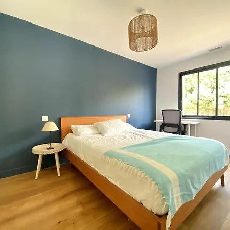 Villa Neuve Bardee En Bois Avec Piscine Chauffee *